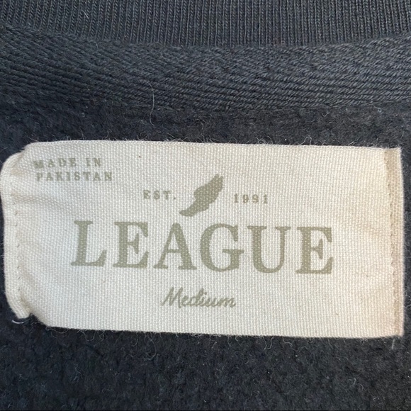 LEAGUE UGA Black Logo Sweatshirt Dress Medium - Picture 5 of 5